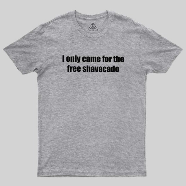 Free Shavacado Geek T-Shirt