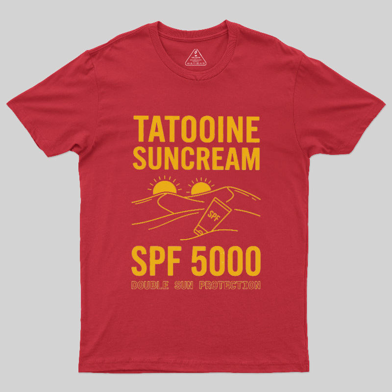 Two-Sun Desert Sunscreen Geek T-Shirt