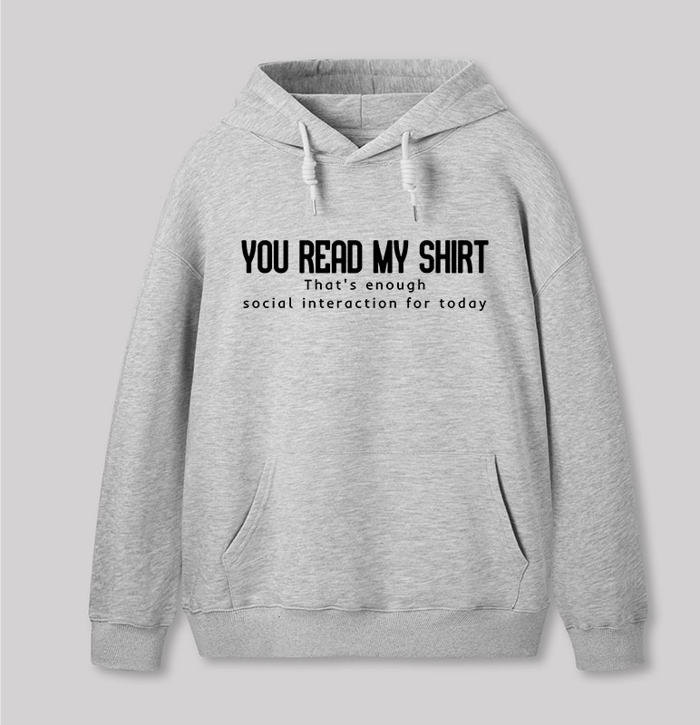 Social Interaction Geek Hoodie