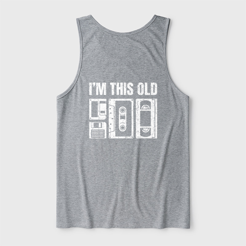 I'm This Old Vintage Ultra Soft Heather Tank