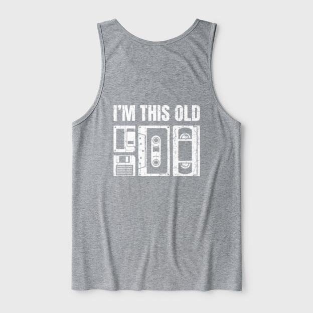 I'm This Old Vintage Ultra Soft Heather Tank