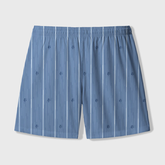 The Striped Dungeon Sentinel Geek Hawaiian Swim Trunks