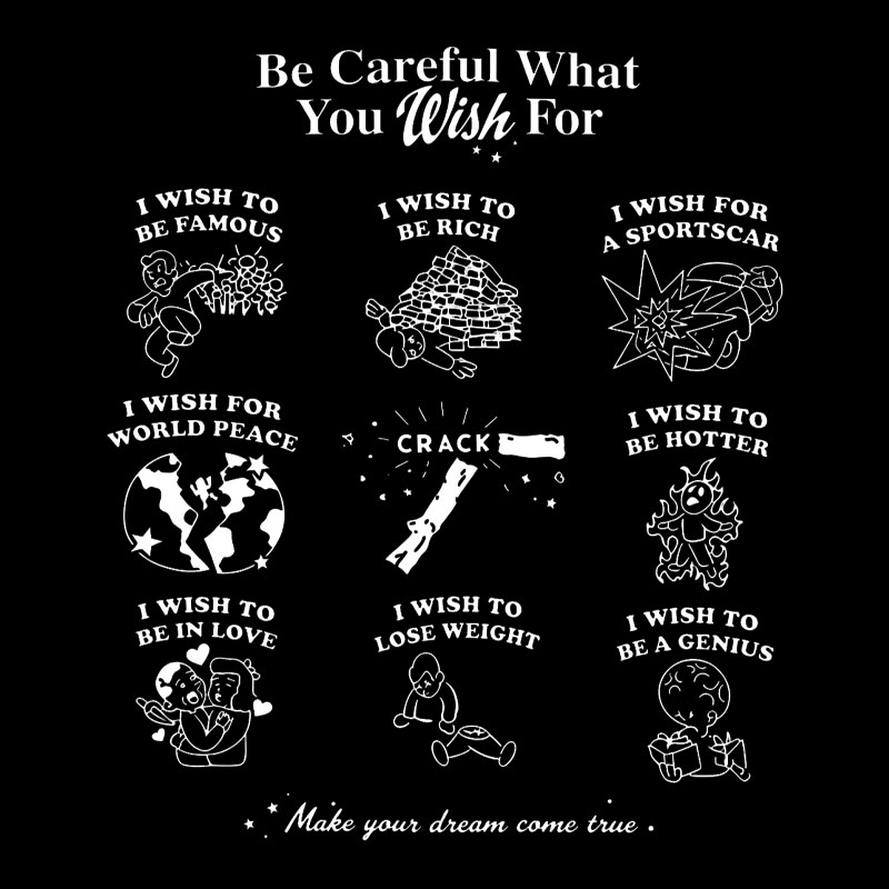 Be Careful What You Wish Geek T-Shirt