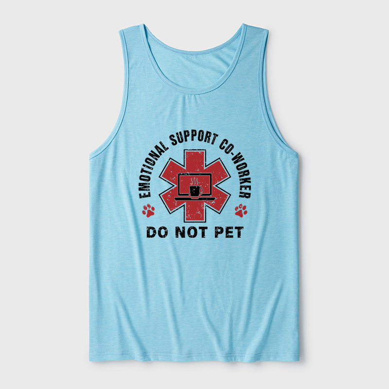 Emotional Support Co-worker Ultra Soft Heather Tank