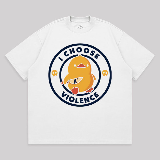 I Choose Violence Unisex Oversized T-shirt