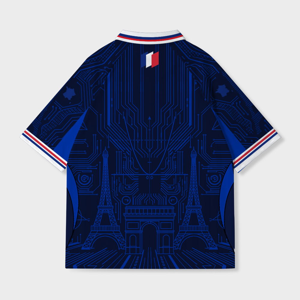 Digital Les Bleus Geek Football Jersey