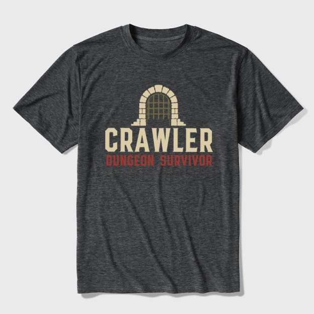 Dungeon Survivor Crawler Ultra Soft Heather Tees