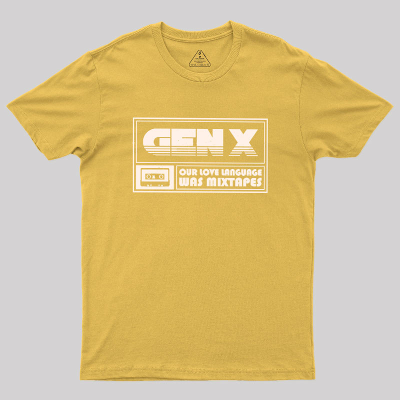 Gen X Cassette Lover Geek T-Shirt