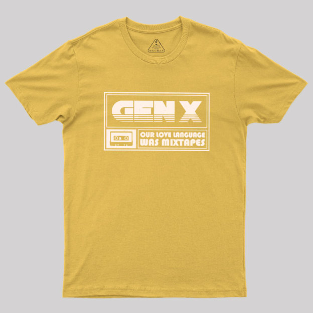 Gen X Cassette Lover Geek T-Shirt