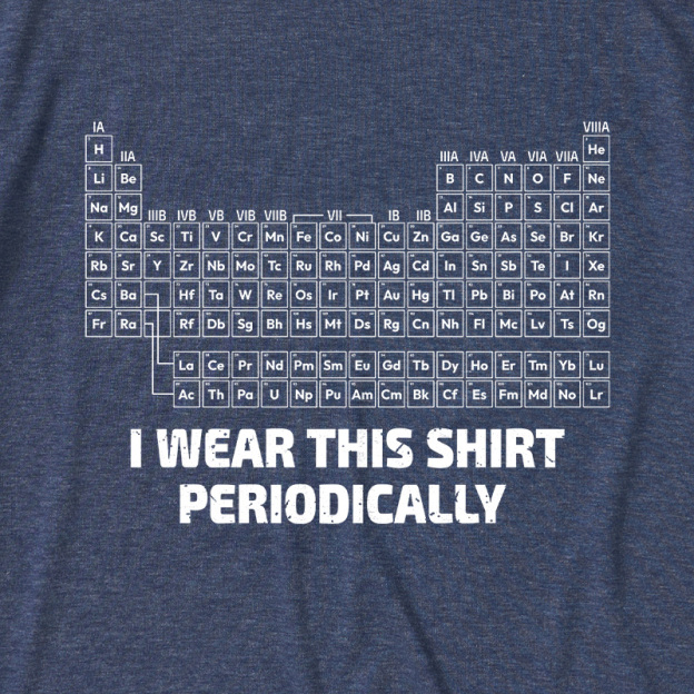I Wear This Shirt Periodically Ultra Soft Heather Tee
