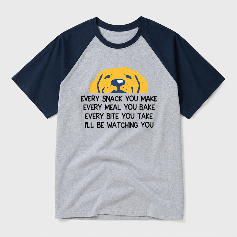 Every Snack You Make Geek Retro Raglan T-Shirt