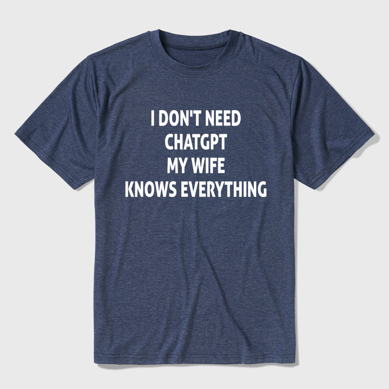 Offline GPT My Wife 1.0 Ultra Soft Heather Tee
