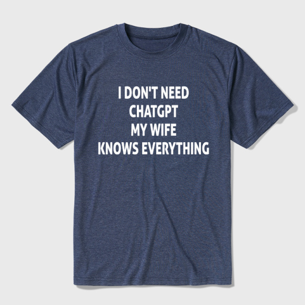 Offline GPT My Wife 1.0 Ultra Soft Heather Tee