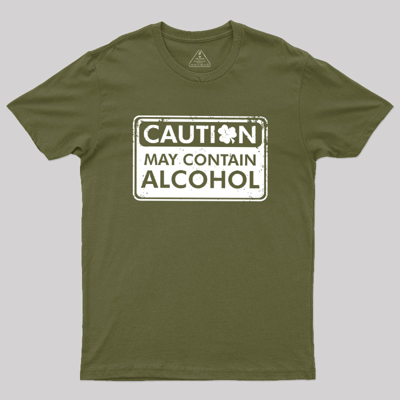 May Contain Alcohol Geek T-Shirt