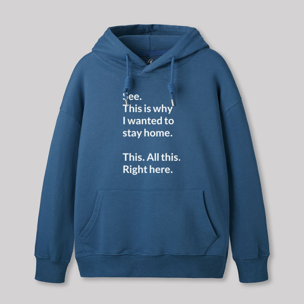 Stay Home Geek Hoodie