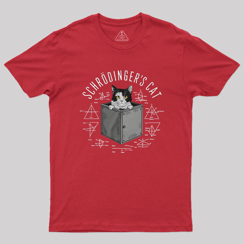 Schrodinger Cat Formulas Geek T-Shirt