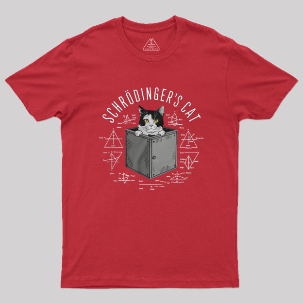 Schrodinger Cat Formulas Geek T-Shirt