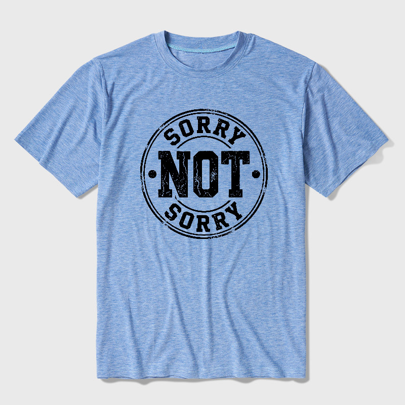 Sorry Not Sorry Ultra Soft Heather Tee