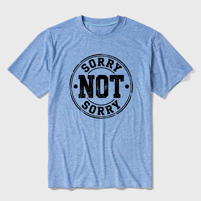 Sorry Not Sorry Ultra Soft Heather Tee