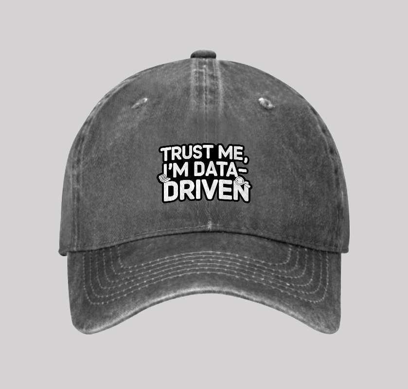 I am Data Driven Washed Vintage Baseball Cap