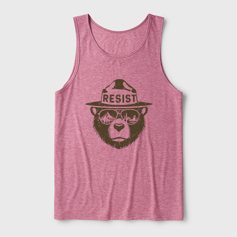 Vintage Alt National Park Service Resist Ultra Soft Heather Tank