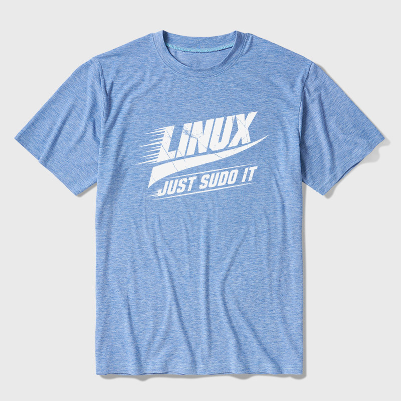 Linux Just Sudo It Ultra Soft Heather Tee