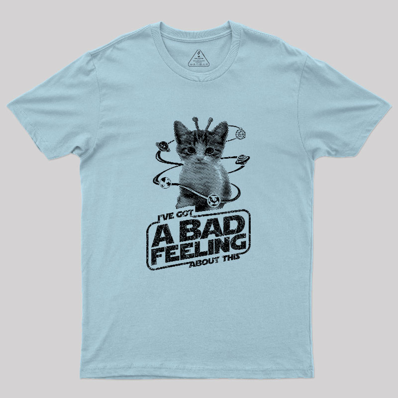Space Fight Cat Geek T-Shirt