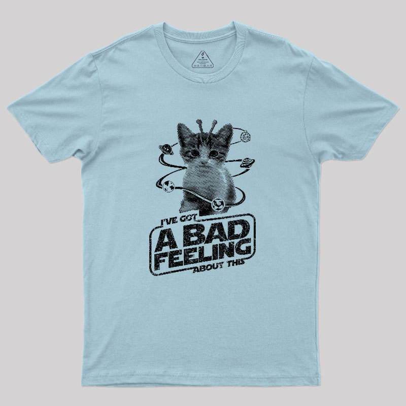 Space Fight Cat Geek T-Shirt