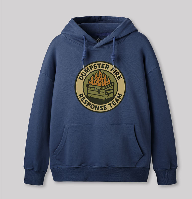 Dumpster Fire Response Team Geek Hoodie