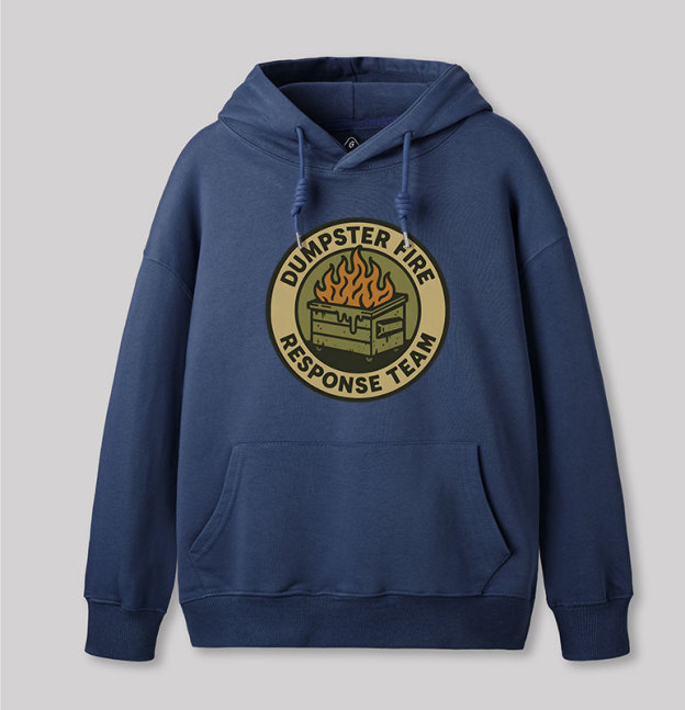 Dumpster Fire Response Team Geek Hoodie