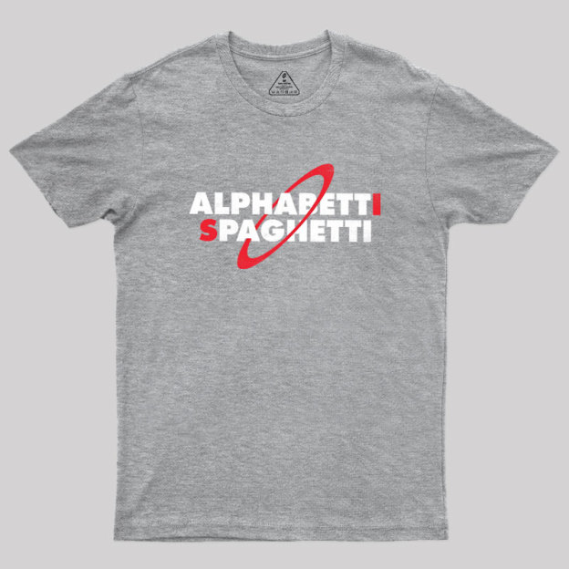 Alphabetti Spagetti Geek T-Shirt