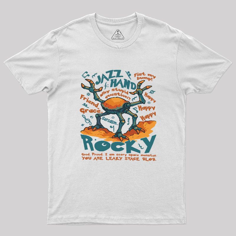 Rocky Jazz Hand Geek T-Shirt