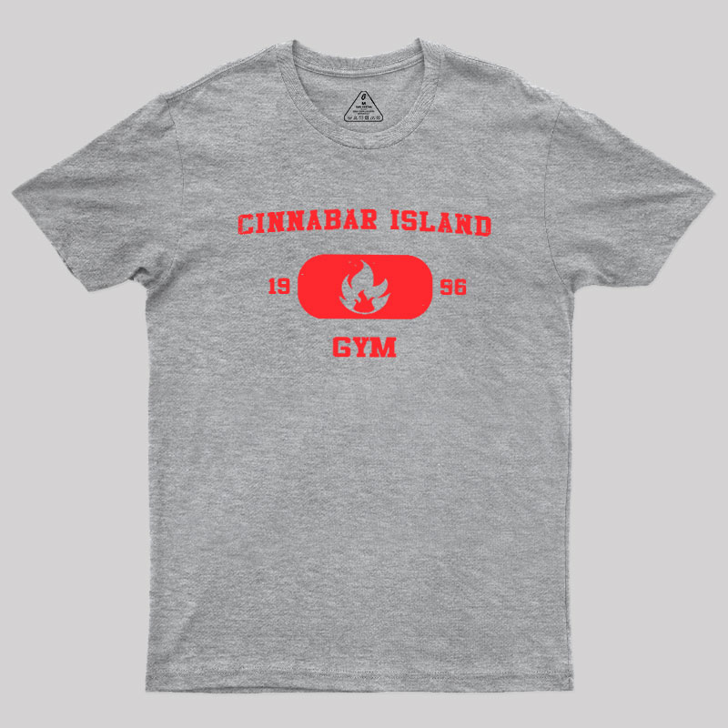 Cinnabar Island Gym Geek T-Shirt
