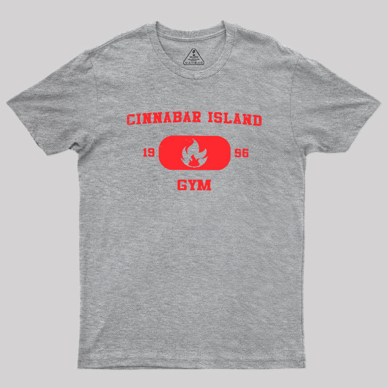 Cinnabar Island Gym Geek T-Shirt