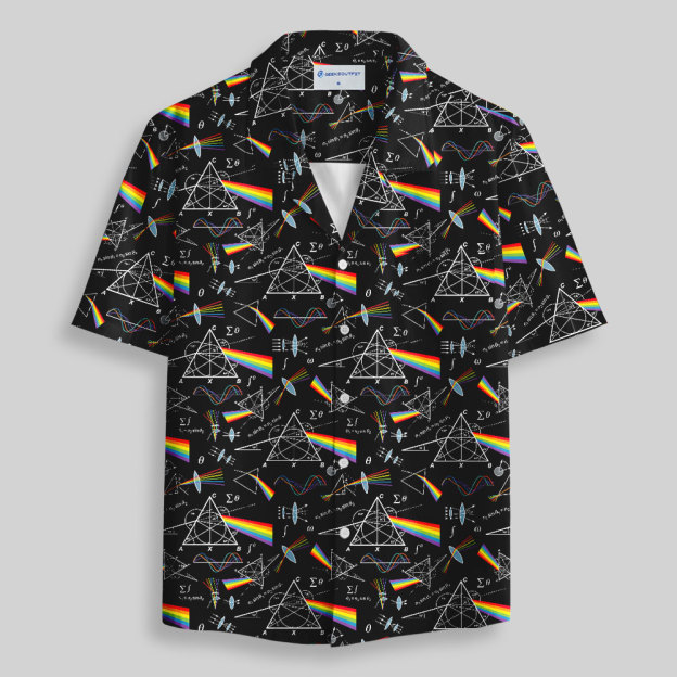 The Spectrum Vintage Scientific Illustration Button Up Pocket Shirt