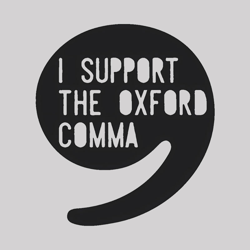 I Support the Oxford Comma Geek T-Shirt