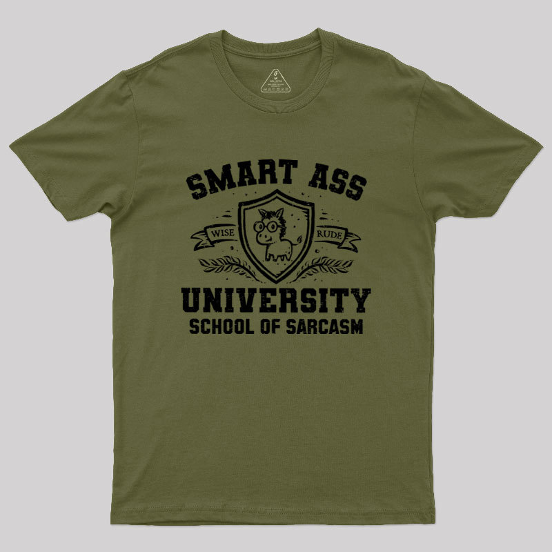 Smart Ass University Geek T-Shirt