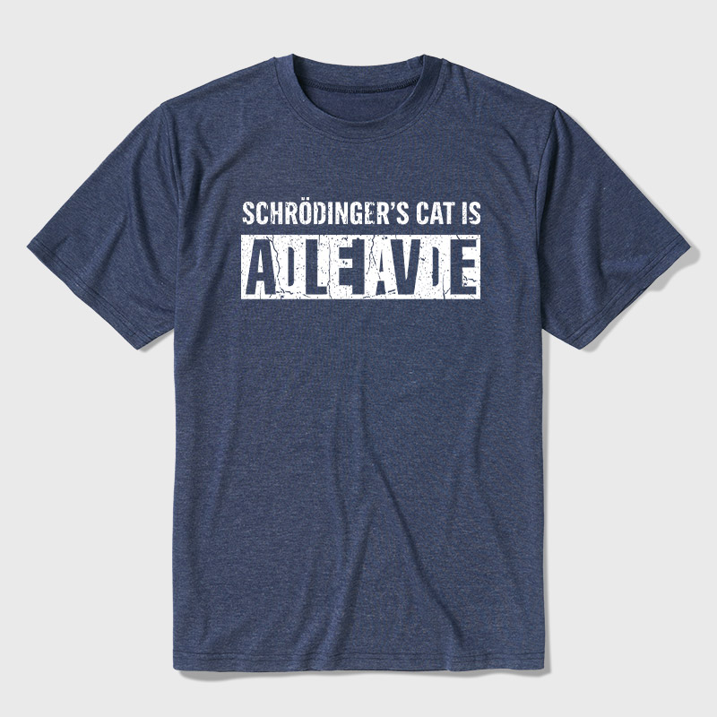 Schrodingers Cat Ultra Soft Heather Tee