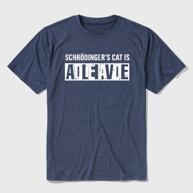 Schrodingers Cat Ultra Soft Heather Tee