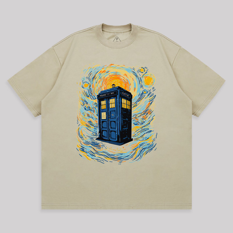 Starry Blue Box Unisex Oversized T-shirt