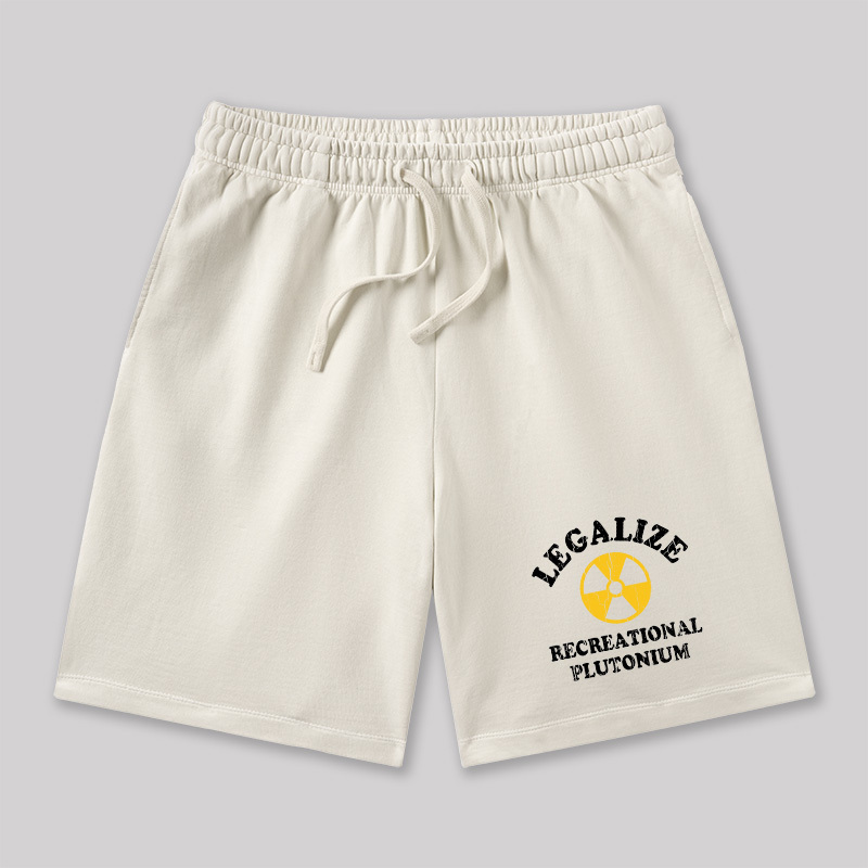 Legalize Recreational Plutonium Geeky Washed Shorts