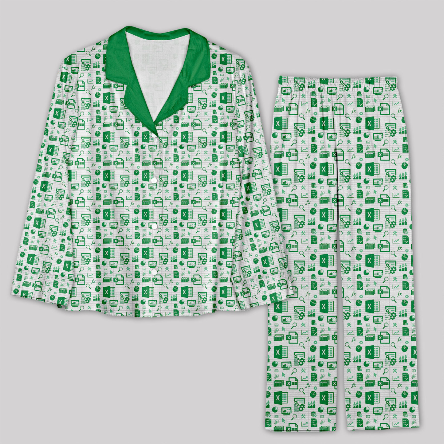 Geeksoutfit Spreadsheet Pajama Sets for Sale