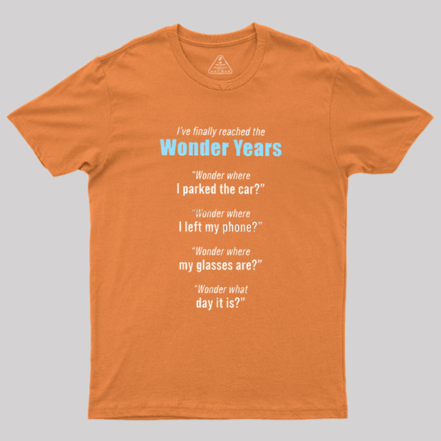 Wonder Years Geek T-Shirt