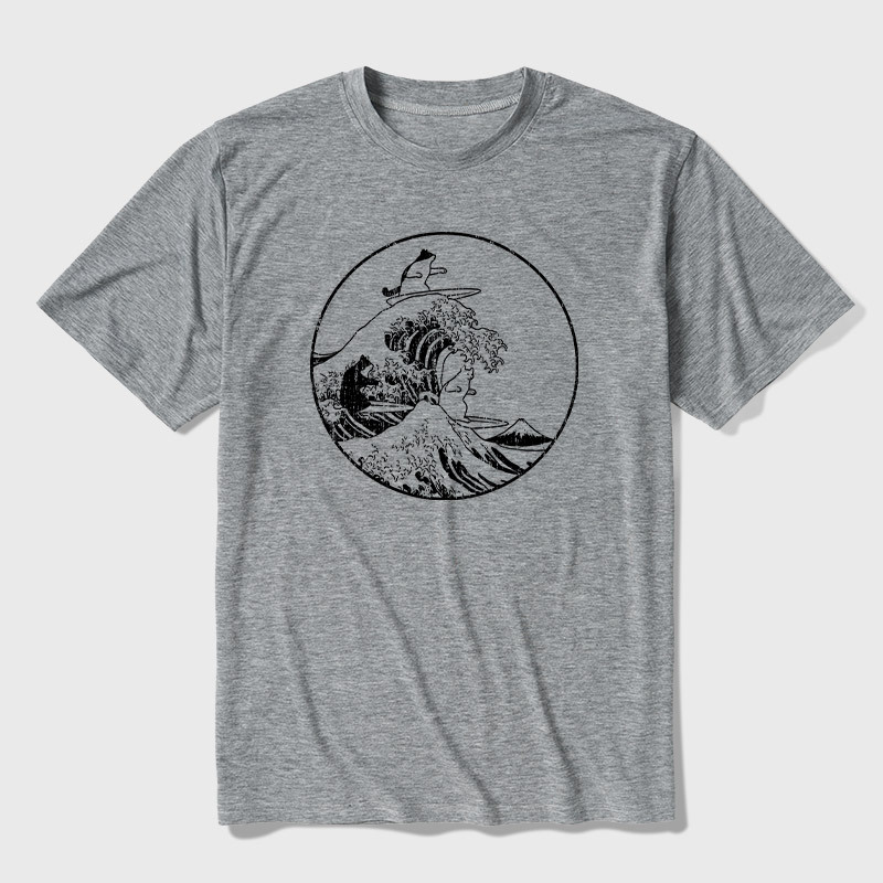 Big Wave Cats Ultra Soft Heather Tee