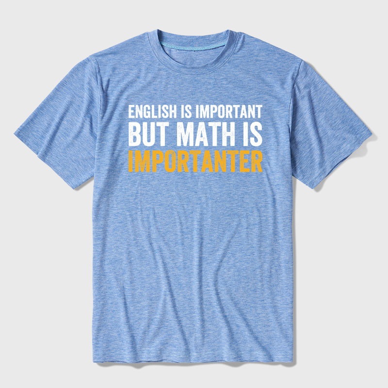 English Is Important But Math Is Importanter Ultra Soft Heather Tees