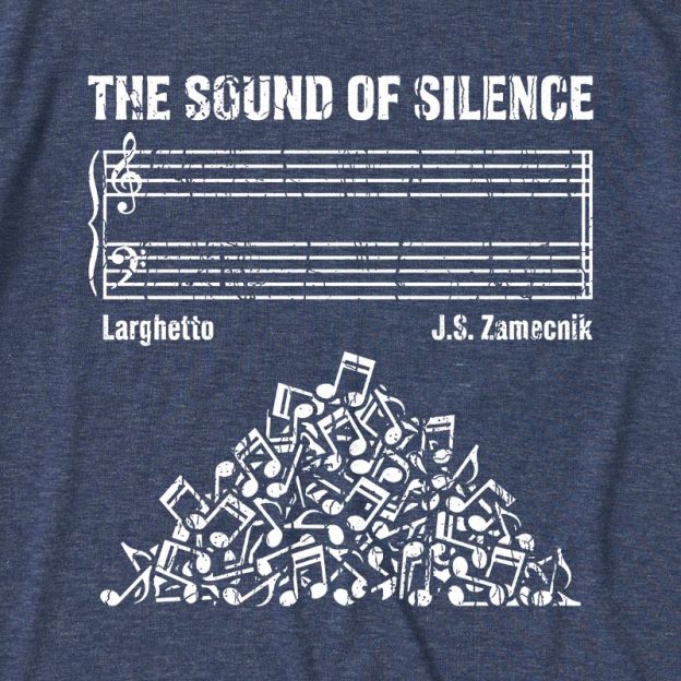 The Sound Of Silence Music Sheets Ultra Soft Heather Tee
