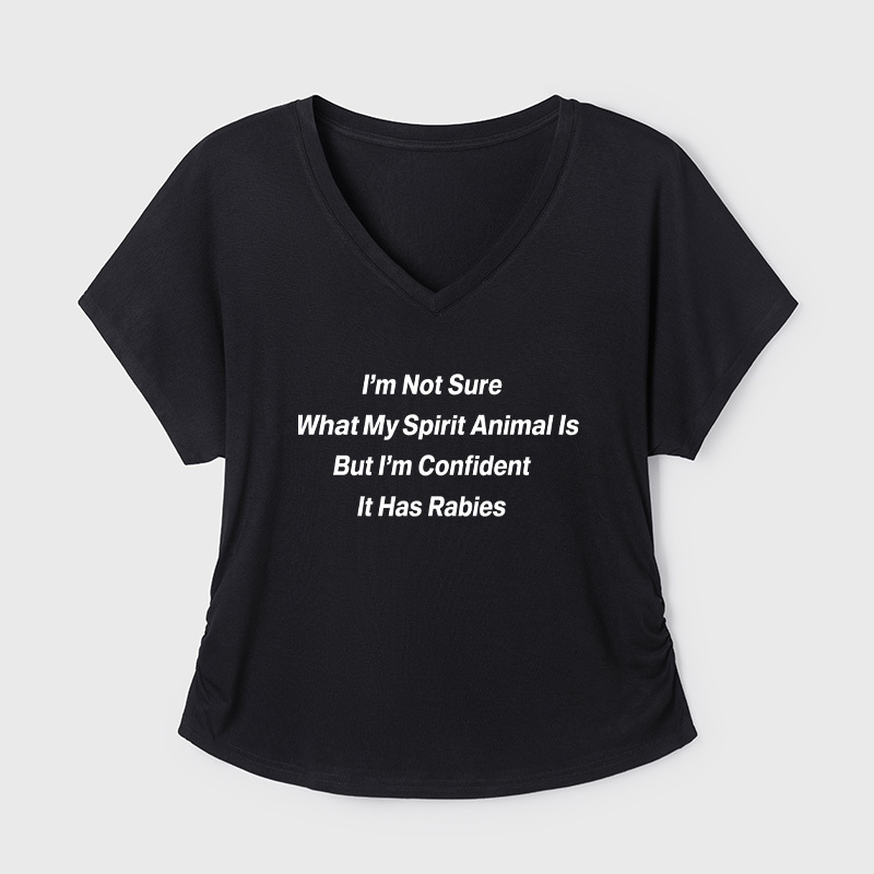 Geeksoutfit I'm Thinking Loading Women's V-Neck T-shirt for Sale