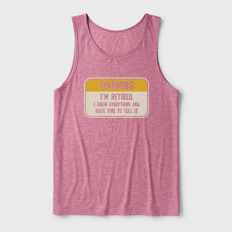 Retired and Ready to Share Ultra Soft Heather Tank
