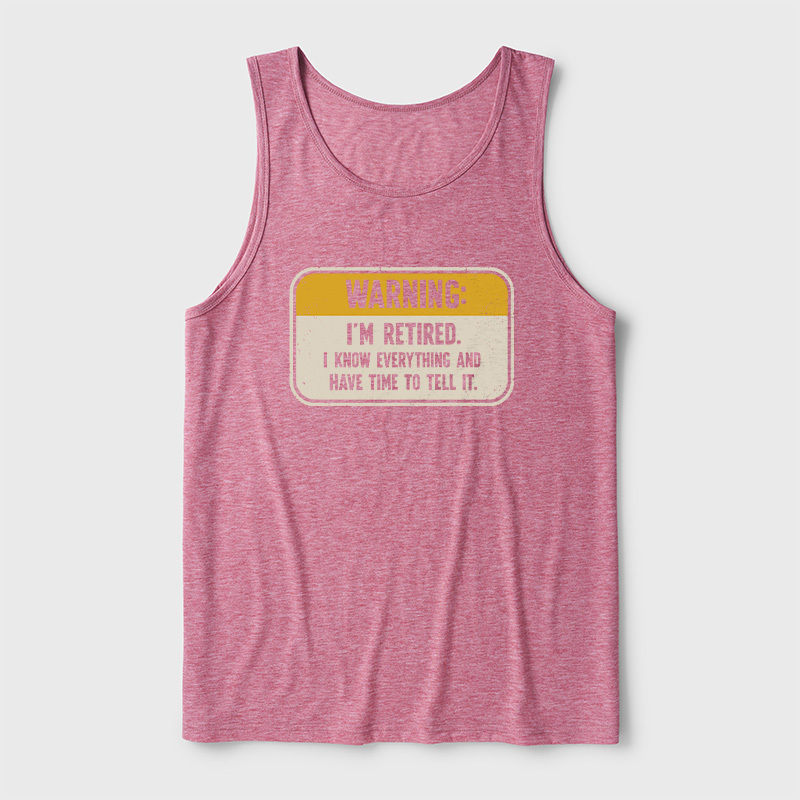 Retired and Ready to Share Ultra Soft Heather Tank