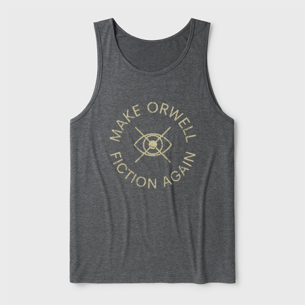 Make Orwell Fiction Again Ultra Soft Heather Tank